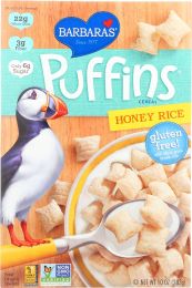 BARBARA'S BAKERY: Puffins Cereal Honey Rice (10 oz)