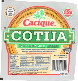 CACIQUE: Cotija Part Skim Milk Cheese (10 oz)