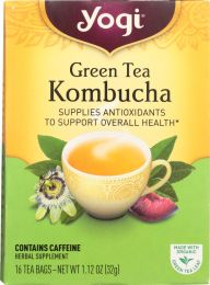 YOGI TEA: Green Tea Kombucha (16 Tea Bags)