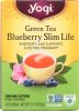 YOGI TEAS: Green Tea Blueberry Slim Life (16 Tea Bags)