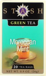 STASH TEA: Green Tea Moroccan Mint 20 Tea Bags (0.9 oz)