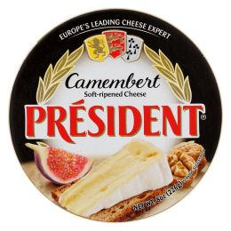 PRESIDENT: Camembert Soft Ripened Cheese (8 oz)