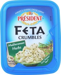 PRESIDENT: Cheese Feta Crumble Mediterranean (6 oz)