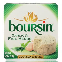 BOURSIN: Garlic & Fine Herbs Gournay Cheese (5.2 oz)