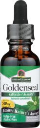 NATURE'S ANSWER: Goldenseal Root Alcohol-Free 500 mg (1 oz)