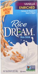 RICE DREAM: Vanilla Enriched Rice Drink (64 oz)