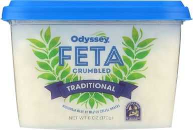 ODYSSEY: Traditional Feta Crumbled Cheese (6 oz)