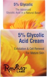 REVIVA LABS: 5% Glycolic Acid Cream (1.5 oz)