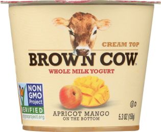 BROWN COW: Yogurt Apricot Mango On the Bottom Cream Top (5.3 oz)