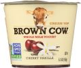 BROWN COW: Yogurt Cherry Vanilla Cherry On The Bottom Cream Top (5.3 oz)