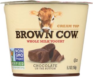 BROWN COW: Yogurt Chocolate On The Bottom Cream Top (5.3 oz)