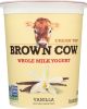BROWN COW: Cream Top Whole Milk Yogurt Vanilla (32 oz)