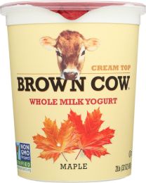 BROWN COW: Cream Top Yogurt Maple (32 oz)