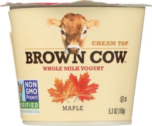 BROWN COW: Yogurt Cream Top Maple (5.3 oz)
