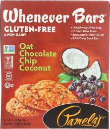 PAMELA'S: Whenever Bars Oat Chocolate Chip Coconut (7.05 oz)