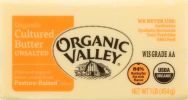 ORGANIC VALLEY: Cultured Unsalted Butter (1 lb)