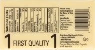 ORGANIC VALLEY: Cultured Unsalted Butter (1 lb)