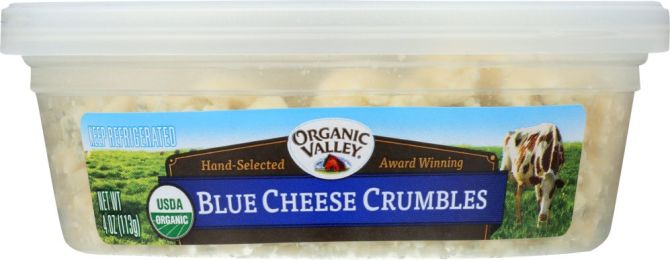 ORGANIC VALLEY: Blue Cheese Crumbles (4 oz)