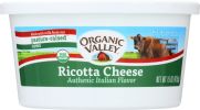 ORGANIC VALLEY: Whole Milk Ricotta Cheese (15 oz)