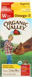 ORGANIC VALLEY: Whole Omega-3 Milk (64 oz)