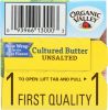ORGANIC VALLEY: Butter Organic Cultured Unsalted (16 oz)