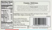 ORGANIC VALLEY: Organic Pasteurized Cream Cheese Bar (8 oz)