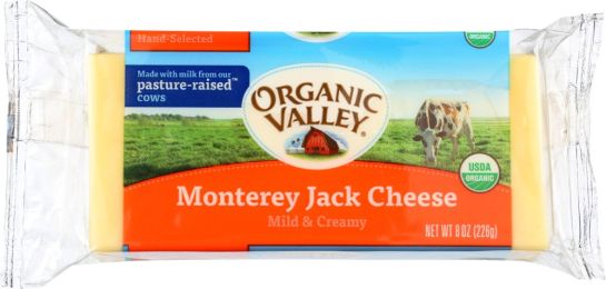 ORGANIC VALLEY: Monterey Jack Cheese (8 oz)