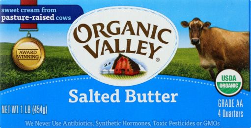 ORGANIC VALLEY: Salted Butter (16 oz)