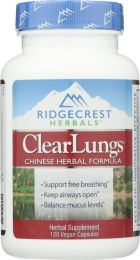 RIDGECREST HERBAL: ClearLungs Chinese Herbal Formula (120 vc)