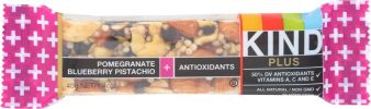 KIND: Plus Pomegranate Blueberry Pistachio + Antioxidants Bar (1.4 Oz)