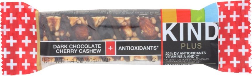 KIND: Plus Dark Chocolate Cherry Cashew + Antioxidants Bar (1.4 Oz)