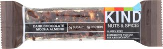 KIND: Nuts and Spices Dark Chocolate Mocha Almond Bar (1.4 Oz)