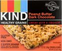 KIND: Healthy Grains Granola Bars Peanut Butter Dark Chocolate 5 Count (6.2 oz)