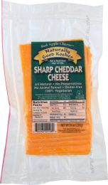 NATURALLY GOOD KOSHER: Sliced Sharp Cheddar Cheese (8 oz)