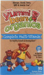 YUMMI BEARS: Organics Complete Multi-Vitamin Gummy Bears (90)