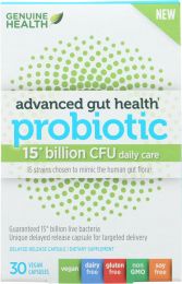 GENUINE HEALTH: Probiotic 15 Billion CFU (30 vc)