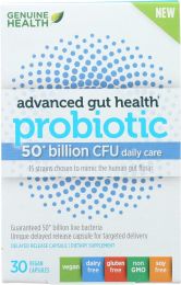GENUINE HEALTH USA: Advanced Gut Health Probiotic 50 billion CFU (30 vc)