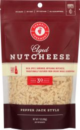 PARMELA CREAMERY: Nutcheese Shredded Pepper Jack Aged (7 oz)
