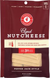 PARMELA CREAMERY: Aged Nutcheese Pepper Jack Style Sliced (7 oz)