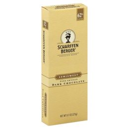 SCHARFFEN BERGER: Semisweet 62% Cacao Baking Chocolate Bar (9.75 oz)