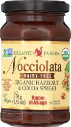 RIGONI: Nocciolata Dairy Free Organic Hazelnut & Cocoa Spread (9.52 oz)