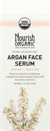 NOURISH ORGANIC: Pure Hydrating Argan Face Serum Apricot + Rosehip (0.7 oz)