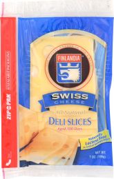 FINLANDIA CHEESE: Cheese Swiss Presliced (7 oz)