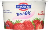 FAGE TOTAL GREEK: Strawberry Yogurt Total 0% (5.3 oz)