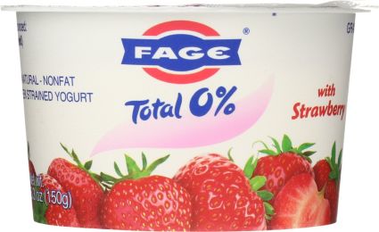 FAGE TOTAL GREEK: Strawberry Yogurt Total 0% (5.3 oz)