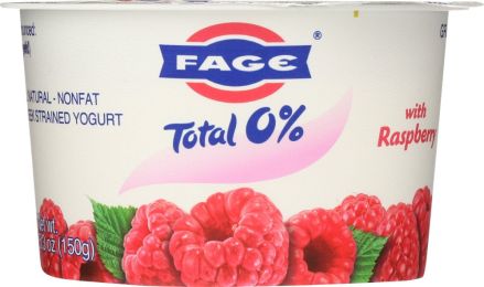 FAGE TOTAL GREEK: Raspberry Yogurt Total 0% (5.3 oz)