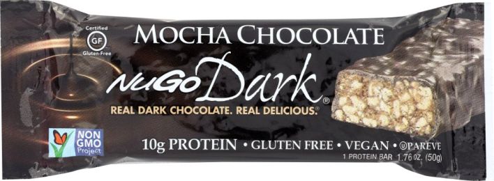 NUGO: Dark Mocha Chocolate Nutrition Bar (1.76 oz)