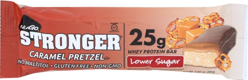 NUGO: Stronger Caramel Pretzel Bar (2.82 oz)