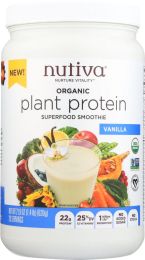 NUTIVA: Protein Plant Vanilla Organic (21.9 oz)