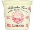 BELLWETHER FARMS: Sheep Milk Yogurt Strawberry (6 oz)